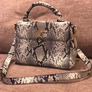 Kate Spade Nadine Snakeskin Satchel